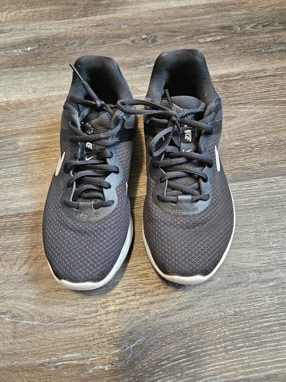 3 For $15🎊 Nike Black Mesh Athletic Sneakers with White Swoosh